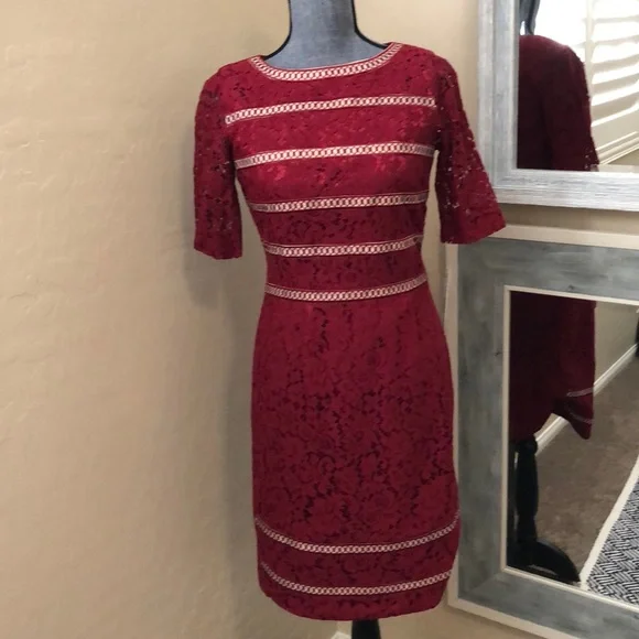 antonio melani red lace dress ANTONIO MELANI | Dresses | New Antonio Melani Ella Lace Dress